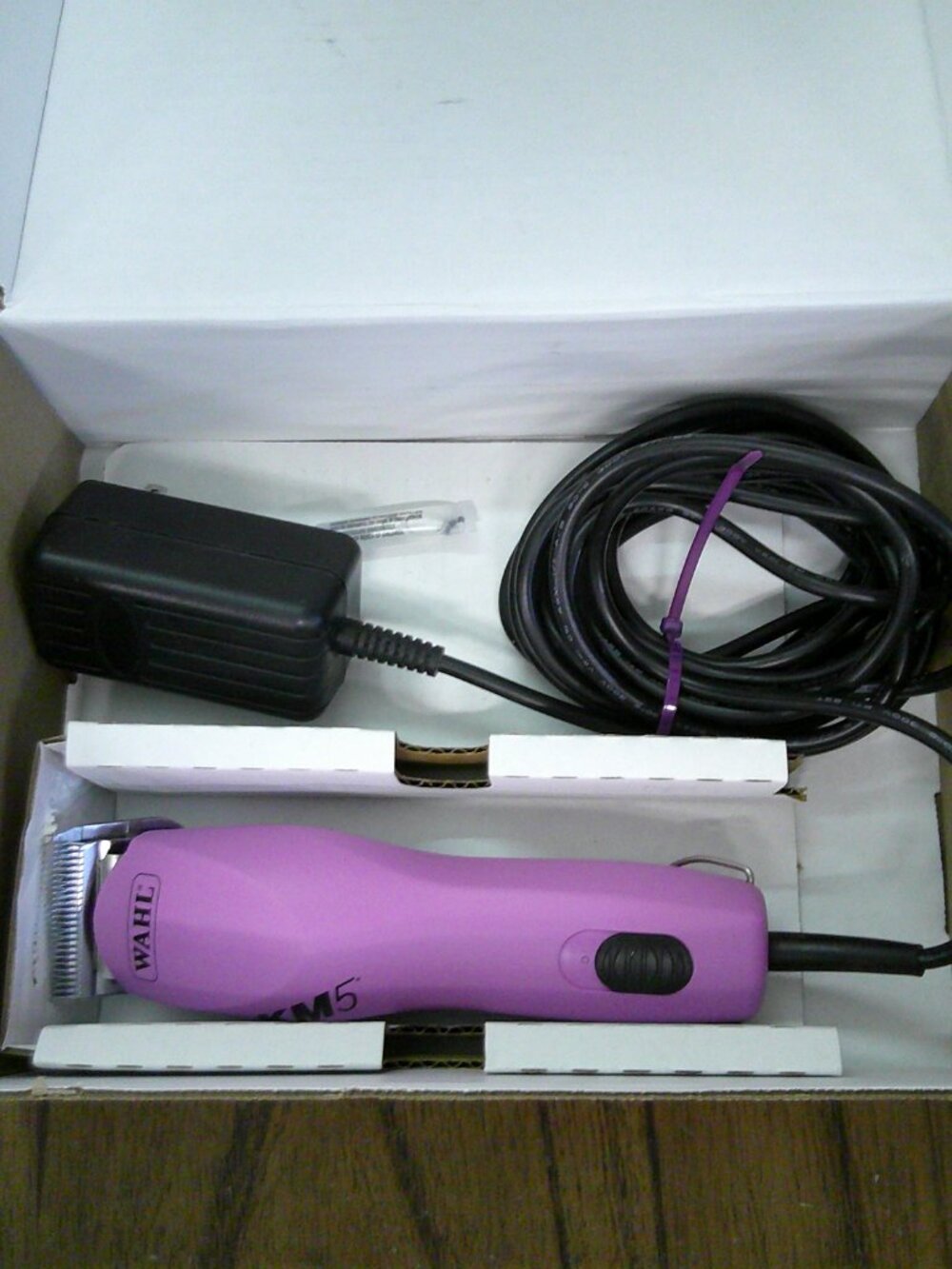 Wahl KM5 - 2 Speed PURPLE Brushless Motor Dog Cat Clippers With Blade